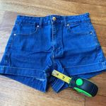 Forever 21  Blue Jean Shorts Cuffed Hem Photo 5