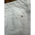 Tommy Hilfiger  White Denim Skirt Size 12 Classic Stretch Pencil Skirt Photo 2