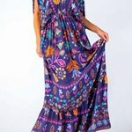 easel Size S  Los Angeles Dolman Sleeves Floral Maxi Dress Photo 0