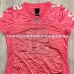 Reebok  NFL Aaron Rodgers #12 Green Bay Packers Pink Team Football Jersey Size M Photo 2