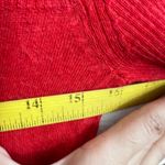 Kenar  Red 100% Merino Wool Sweater Classic Minimalist Winter Luxe Small Photo 5