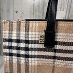 BEIS Béis The Messenger Tote in Plaid – Structured Travel & Everyday Tote Photo 1