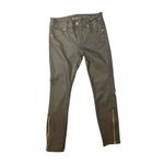 G by Guess  Coated Black Zip-Ankle Skinny Jeans Women's 29 Photo 1