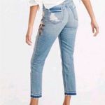 Abercrombie & Fitch Annie High Rise Embroidered Floral
Girlfriend Jeans size 27 Photo 1