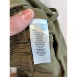 Adrianna Papell Women's Bronze Olive Flat Front Wide Leg Pants Size 12 Photo 3