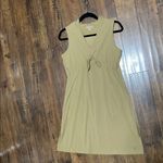 Athleta  Womens Tan Hooded Sleeveless Dress Size Small Photo 8