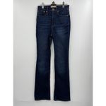 Madewell  Jeans‎ Womens 25 Dark Wash Skinny Flare Stretch Denim 5 Pocket Pants Photo 1