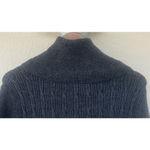 Classiques Entier  Merino Wool Gray Cable Knit Turtleneck Sweater Dress L Classic Photo 3