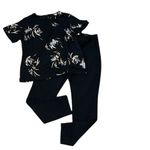 H&M/A New Day Pants Set(Size Top Medium,Pants 10) Black Photo 1