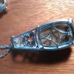 Cherry Creek Brazilian Citrine Platinum Bond Pendant Stainless Steel Necklace Photo 4