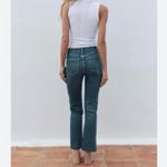 ZARA Cropped High Waist Jeans Skinny Raw Hem Women’s Sz 4 Photo 1