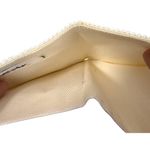 Faux Pearl Beaded Handmade Wallet With Black Beading BonSoir Japan Glam Luxury White Photo 8