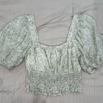 Blu Pepper  Sage Toile Top Photo 2