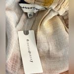 Anthropologie  Ranna Gill Tie Back Puff Sleeve Linen Blend Jumpsuit NEW Photo 8