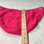 Kenneth Cole  Reaction Crochet Lace Hipster Bikini Bottom Pink size Large NEW Photo 8