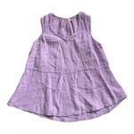 Faherty Dream Cotton Gauze Ainsley Top in Nirvana Lavender Pink Purple | Small Photo 1
