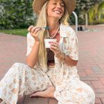 LOYO Boutique Two piece Seashell Top And Pant Set  Photo 1