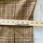 Amanda Smith VTG  Wool Check Plaid Blazer Shoulder Pads Preppy Clueless Jacket 16 Photo 5