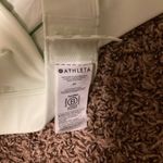 Athleta  Ultimate Bra Size 3X Light Green Padded Cups Hook Eye Closure Racerback Photo 2