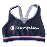 Champion  RN 15763‎ Blue Pullover Wireless Sports Bra Size S Photo 0