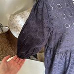 Barbour  Hazel black eyelet 100% cotton midi maxi cottage dress 8 Photo 4