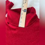 Talbots Sweater Women’s Medium Red 100% Cashmere Pullover Cowl Turtleneck Photo 6