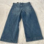 Banana Republic NWT  Premium High Rise Wide Leg Crop Jeans Medium Wash Sz 29S Photo 2