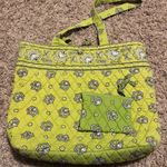 Vera Bradley Green Quilted Tote and Coin Purse Photo 0