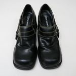 No Boundaries Vintage 90s  Black Heeled Loafers - Stormy Photo 2