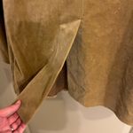 DKNY NWT  Suede Trench Coat Jacket Size XL Photo 7