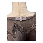 Pretty Angel  gray purple poncho with fringe one size Photo 4