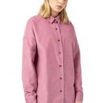 Dickies  foxglove pink corduroy button down Haleyville long sleeve shirt size XS Photo 0