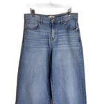 Jordache  Jeans Womens 6 Blue Baggy Mid-Rise Wide Leg Cropped Denim flare pants Photo 1