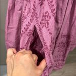 Free People Cutie Pie Romper In Azalea Combo Pink Embroidered Boho Romper Size L Photo 4