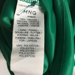 Mango Jersey Green Cowl Neck Pleated Dress 3/4 Sleeve Womens Size XS Knit Photo 4