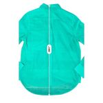 American Eagle  Mint Green Chiffon Button Up Flowy Blouse Top MEDIUM Pastel Sheer Photo 7