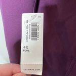 Old Navy NEW purple plus size leggings work out activewear athleisure size 4X Photo 5