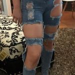 Forever 21 High Waisted Ripped Jeans Photo 0