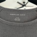 American Eagle  Outfitters Charcoal Short Sleeve Top Photo 2