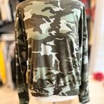 Socialite  Green Camouflage Top Medium Photo 0