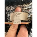 Loft  Multicolored Tweed Style Sleeveless Color Shift Crewneck Dress size XSP Photo 7