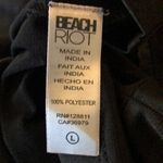 Beach Riot NWT  Luna Crop Top Spotted Leopard Semi-Sheer Bell Sleeve Pajama Chic Photo 6