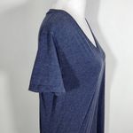 Blue Mountain Navy Short Sleeve V Photo 4