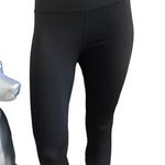 Athleta  Cropped Yoga Black Leggings Women’s Size Medium Photo 0