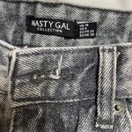 Nasty Gal Distressed Gray Mom Jeans Photo 1