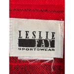 Vintage 90s Leslie Fay Red Plaid Blazer Oversized 90s Tartan Jacket Gold Buttons Size M Photo 8