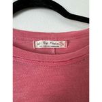 We The Free  Pink Pullover Oversized Lyocell Linen Long Sleeve T-Shirt Sz Small Photo 4