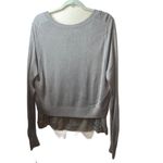 Chan Luu  Beaded Lace Hem Sweater Photo 1