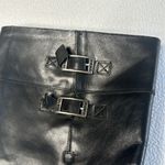 DKNY Y2K  Jeans Black Tall Block Heel Boots Photo 1