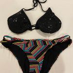 Roxy Black Sparkle Bikini Set Photo 0